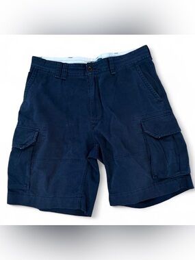 Vintage Polo by Ralph Lauren Dark Navy 100% Cotton Gellar FatigueCargo Shorts